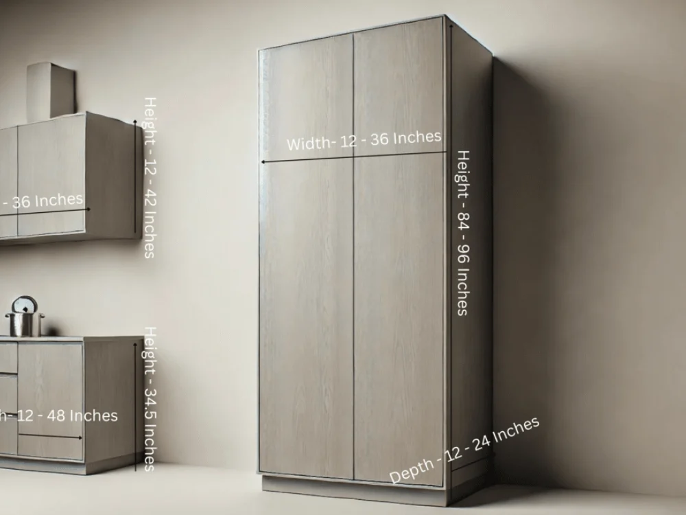 kitchen cabinet standard dimensions WH 1000x750px