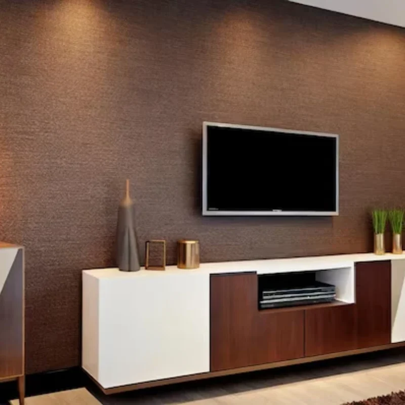 two tone color wall background modern living room decor with tv cabinet 777271 2359 WH 800x800px